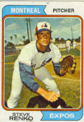 1974 Topps Baseball Cards      049      Steve Renko